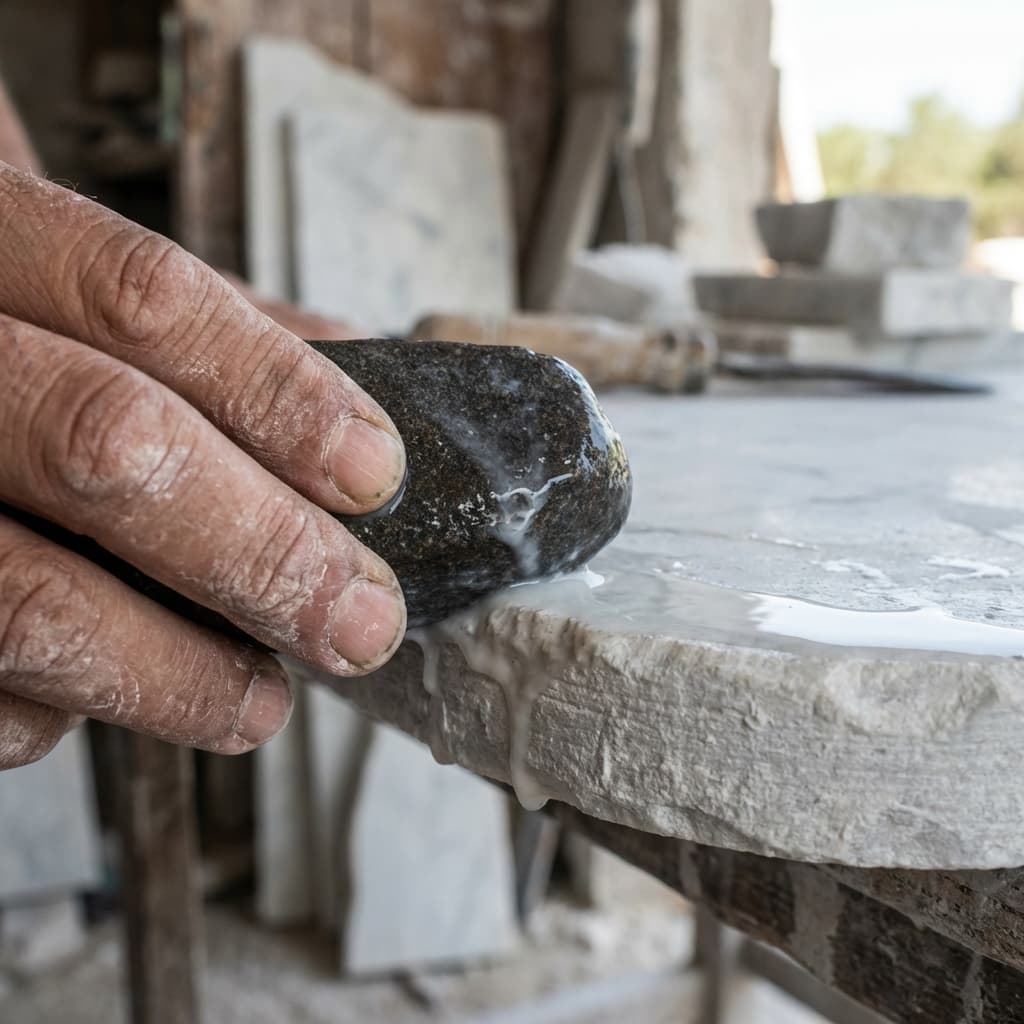 Marble Polishing Detail